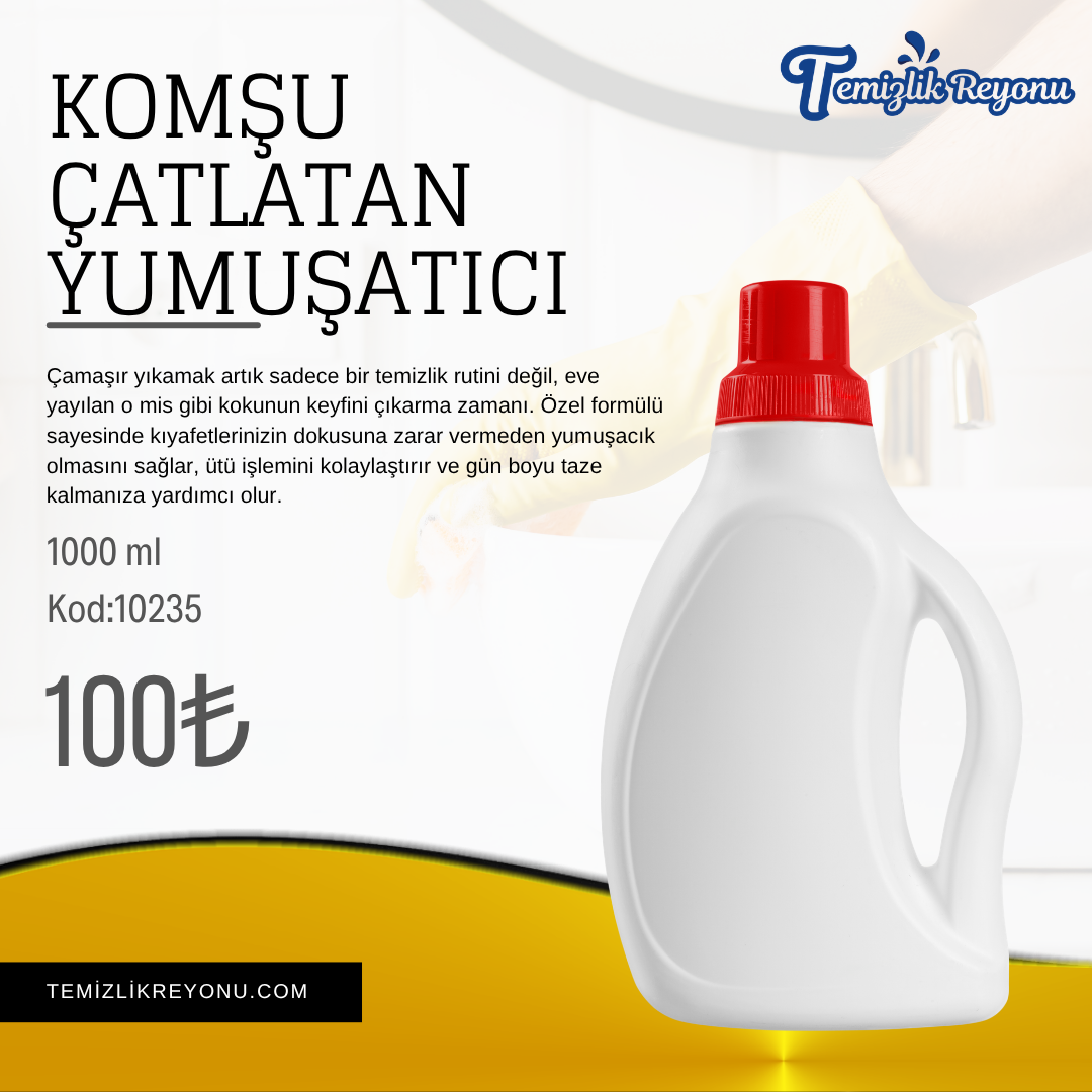 Komşu Çatlatan Kokulu Çamaşır Yumuşatıcı — temizlik malzemesi